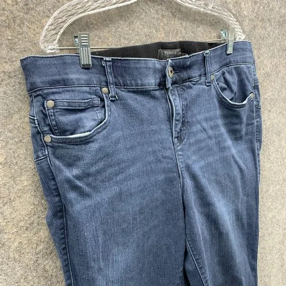 Torrid Jeans Men 18XT Adult Blue Denim Pants Bombshell Skinny Fit Outdoors - Picture 4 of 15